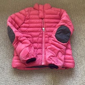 Perfect Moment packable puffer coat.